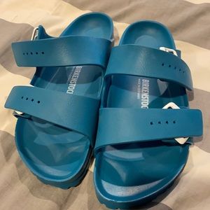 Rubber Birks - teal